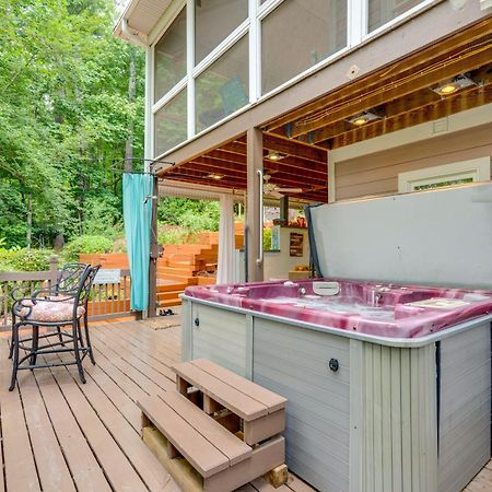 Creekside Hendersonville Haven Hot Tub And Fire Pit Exteriör bild