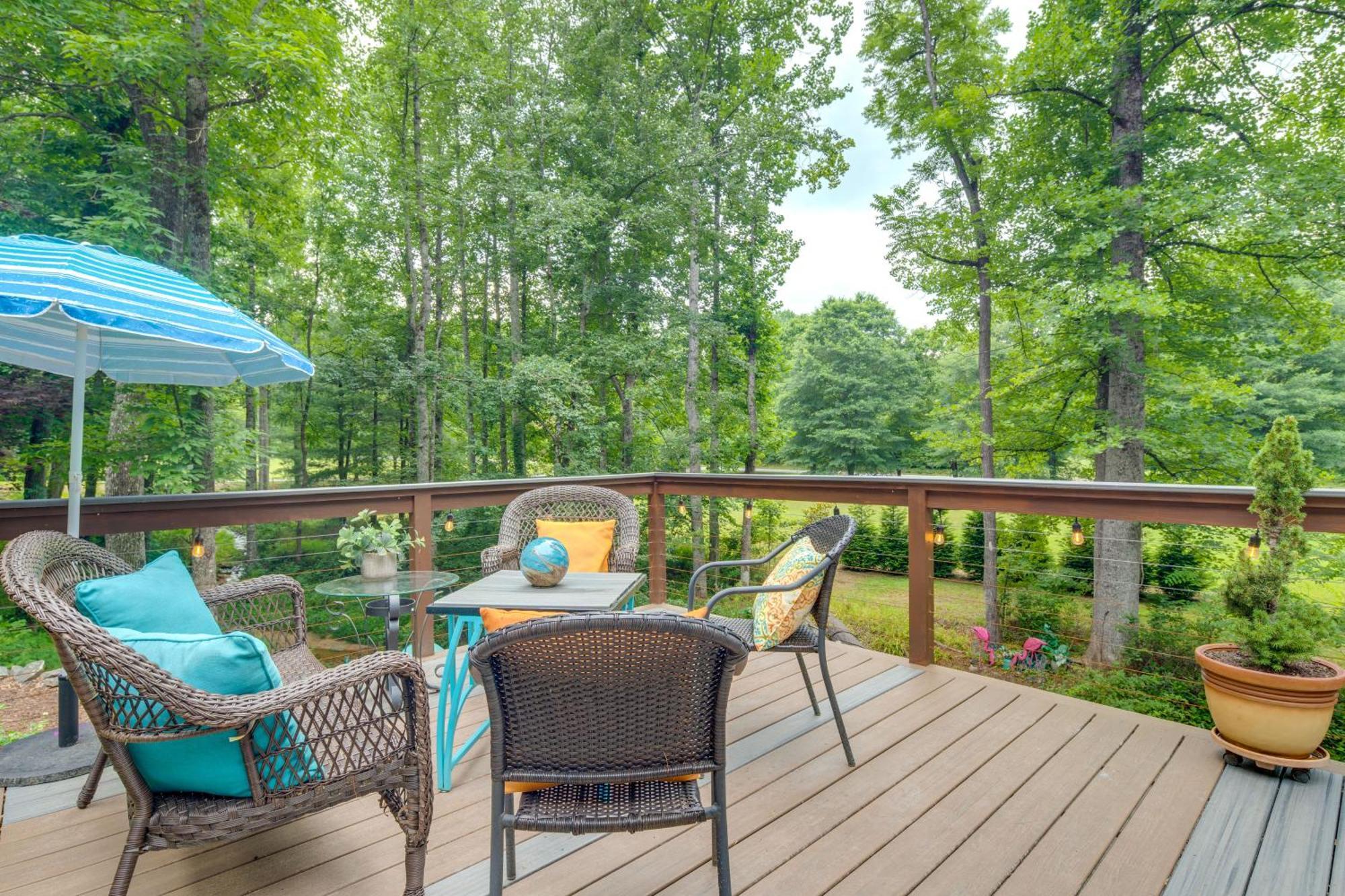 Creekside Hendersonville Haven Hot Tub And Fire Pit Exteriör bild