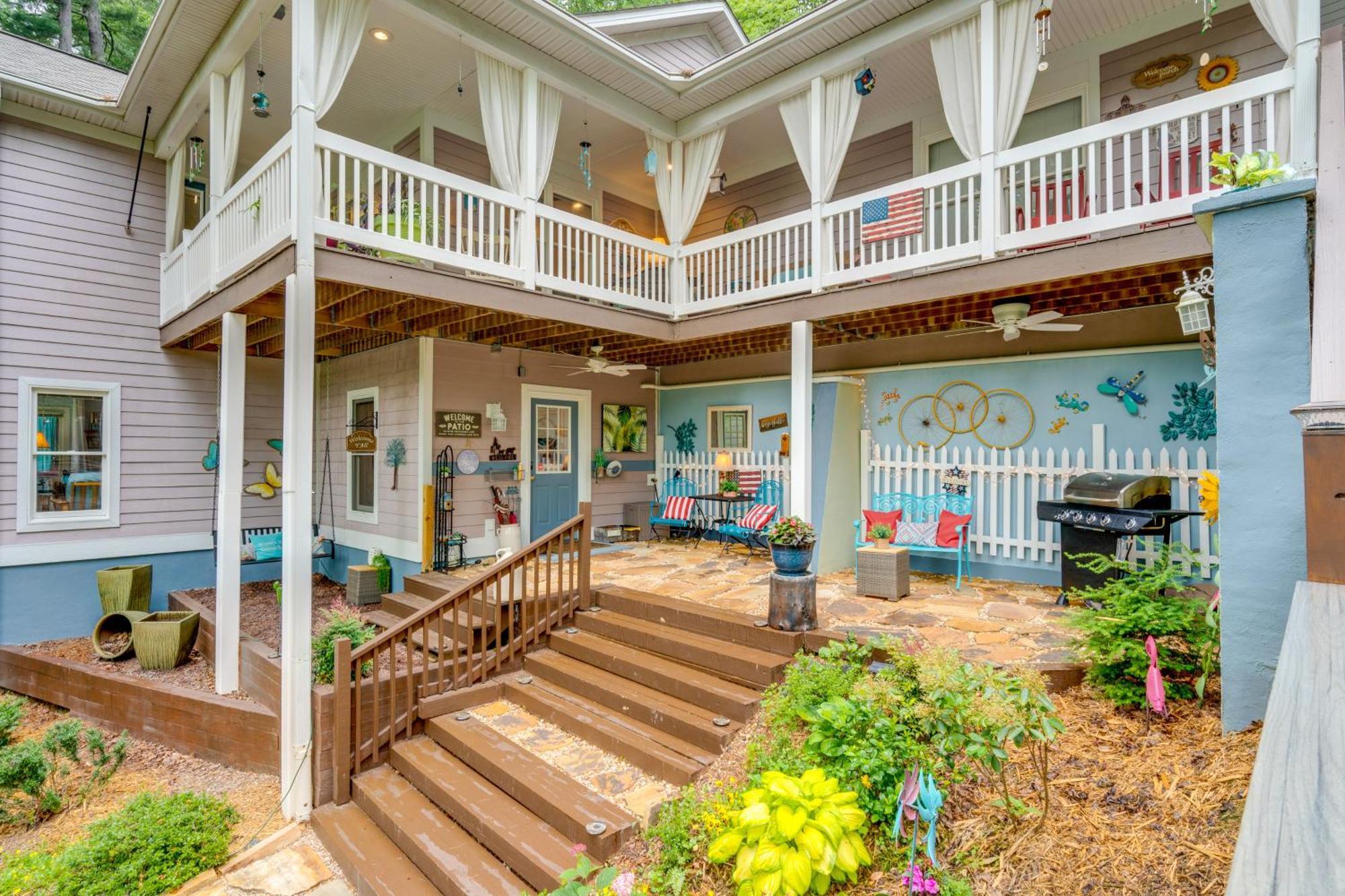Creekside Hendersonville Haven Hot Tub And Fire Pit Exteriör bild